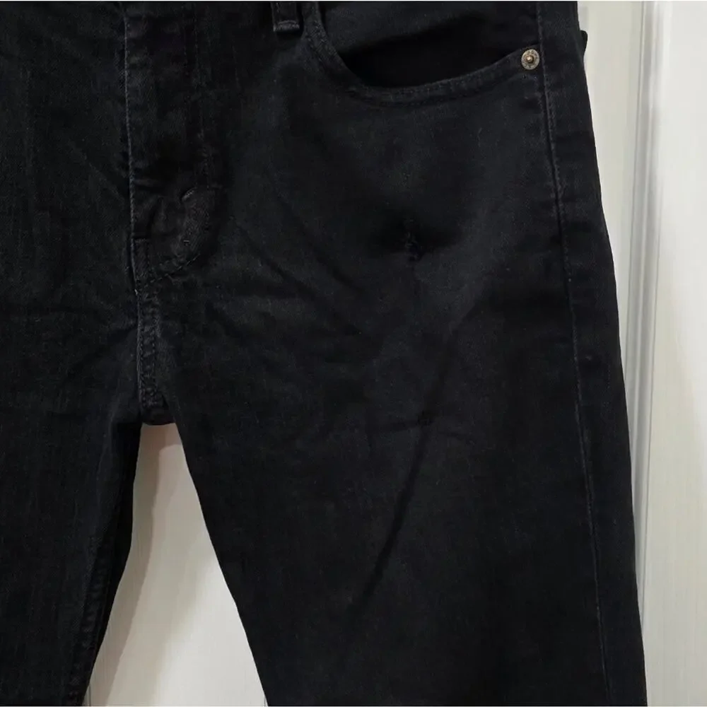 Levi's 511 Slim Fit Jeans Mens 32x32 Black Stretch Denim